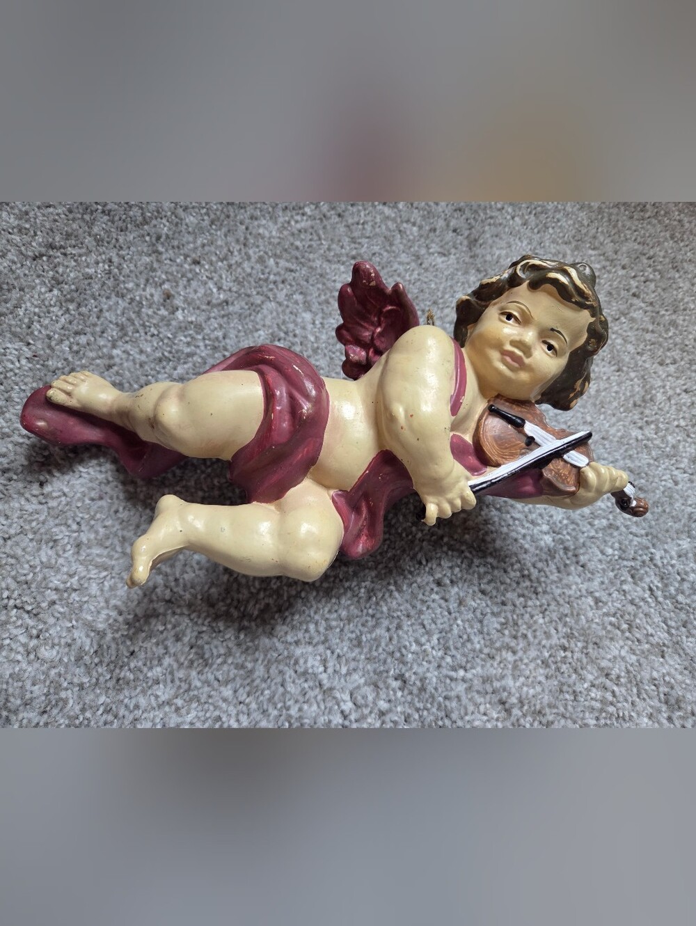Cherub Violin Figure
